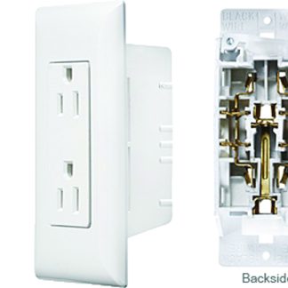 self Contained White Dual Outlet, Speedwire W/cover-Plate
