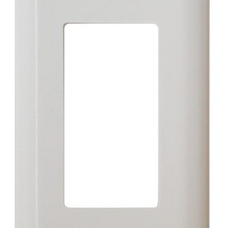Speed Box Square Receptacle Cover - White