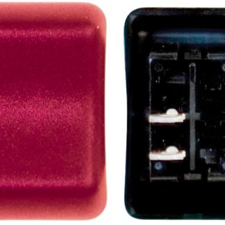 12-Volt Black/Red Mini On-Off Switch