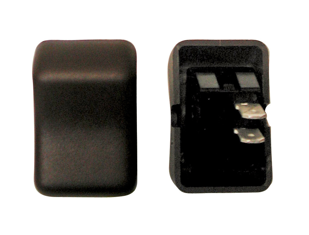 Brown/contoured Rocker Switch, On/off 1/cd
