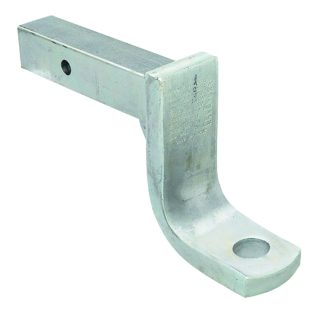 Ball Mount, 12,000 Lbs. Gtw, 1-1/4 Ball Hole, 8-1/2 Length, 3 Rise, 4 Drop, Zinc