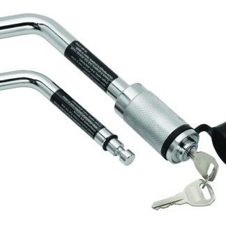 Receiver Lock, Barrel Style W/bent Pins, 1/2 For 1-1/4 Sq. Receivers & 5/8 For 2 Sq. Receivers