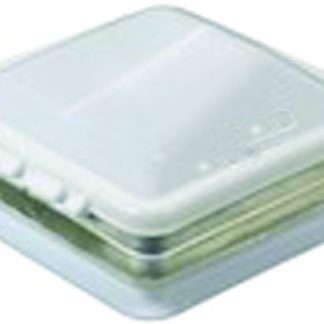 Roof Vent W/12-V Fan - Manual Lift - 14-1/4 x 14-1/4 - White