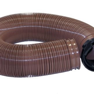 EZ Flush Hd Drain Hose, 10', With T1024, Bronze, Bagged