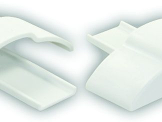 Full Extrusion End Cap - White