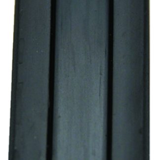 Ek Channel W/ Hats, Black - 7/8 X 1/4 50'
