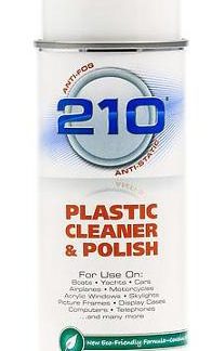 210 Plastic Cleaner/polish, 14oz Spray