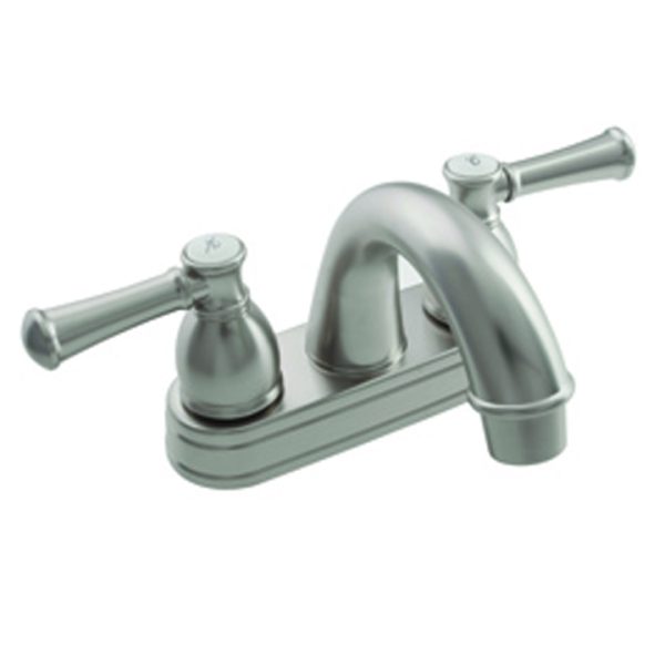 Designer Arc Spout RV Lavatory Faucet - Brushed Satin Nickel