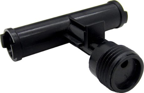 RV Shower Diverter Tee Replacement - Black