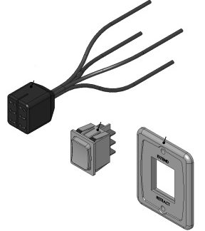 Power Awning Switch Kit, White