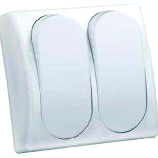 Triple Modular On/Off Switch - White, Pkg.