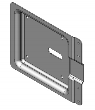 Standard Baggage Door Mounting Plate