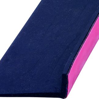 Ek l Wiper W/ Hats Tape, Black - 2-1/2 X 4/5 X 20'