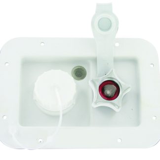 Gravity/city Water Inlet, White, Bulk