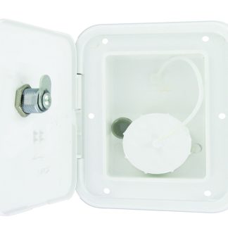 Universal Gravity Inlet Hatch, White, Bulk