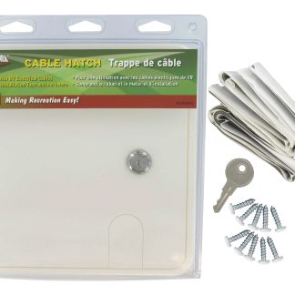 Electrical Hatch, Large, White, Carded