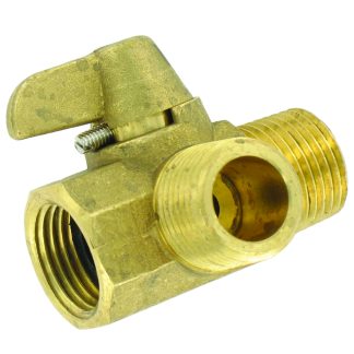 Diverter Valve, Brass, 1/2, MPT X MPT X Lf FPT, Bulk