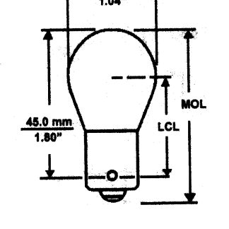 Bulb 1141 Auto/rv Back Up 2 Pack