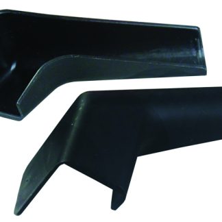 Black Rigid Extended Rain Gutter Spout