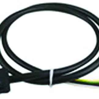 4-Flat Trailer End Connector, 4' Jacketed Cable