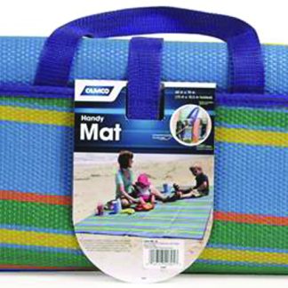 Handy Mat W/ Strap, Blue/green Stripes, 60 X 78