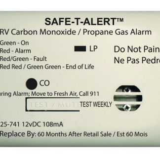 Combination Carbon Monoxide/propane Alarm - Mini White Surface Mount 12vdc Hard Wire