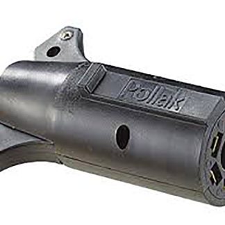 7-Way RV To 6-Way Round Adapter (auxiliary Pin In Center)