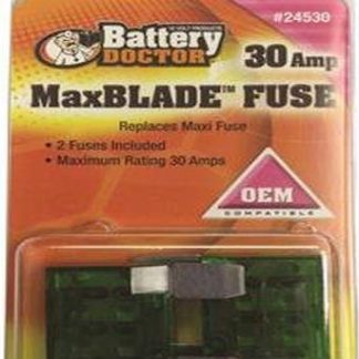 Maxi Standard Blade Fuse-30a-Green-2pcs Retail Pkg
