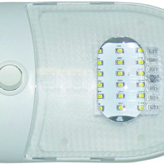 Slim Line Single Dome LED Light. Daylight 5500K, 175 Lumens