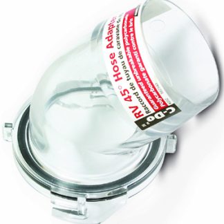Sewer Fitting - C-Do 2 Clear 45 Degree Hose Adapter