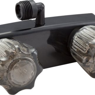 RV Shower Faucet For Exterior Shower Boxes - Black