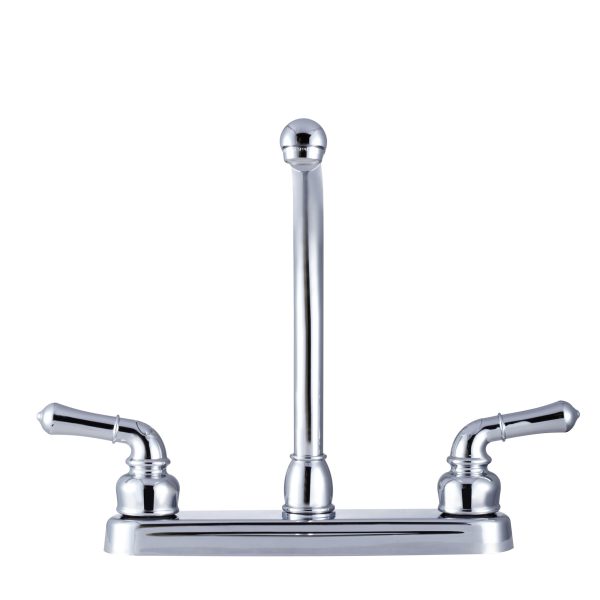 Classical Hi-Rise RV Kitchen Faucet - Chrome Polished