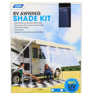 RV Awning Shade Kit, 54 X 120, Blue