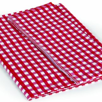 Picnic Tablecloth, Red/white 52 X 84