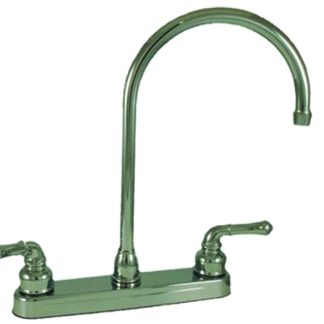 8 Non-Metallic Kitchen W/ Goosneck Spt & Teapot Handles Chrome