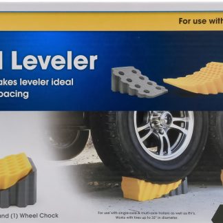 Curved Leveler And Wheel Chock