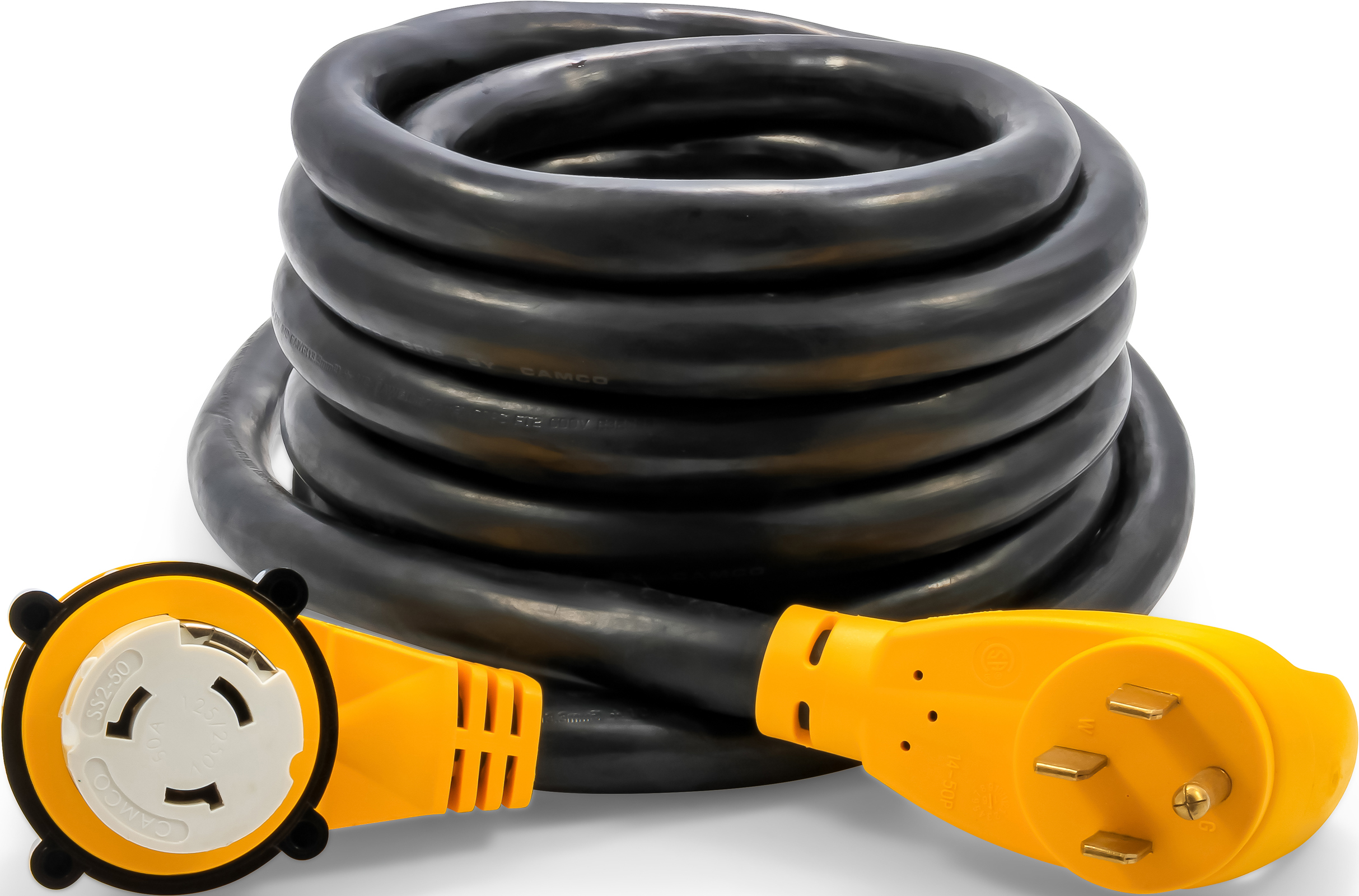 Powergrip - Ext Cord 25' 50am/50af-90deg Locking