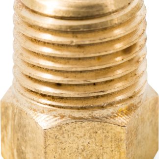 Lp Fitting, 1/4 M Npt X 1/4 F Inverted Flare W/ Check Valve