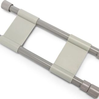 RV Cupboard Double Bar Set - 10 To 17 Gray