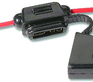12awg Ato/atc In-Line Fuse Holder W/cover-30a Fuse Included-Retail Pkg