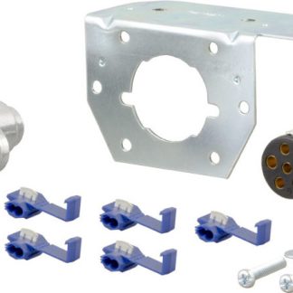 6-Way Round Connector Plug & Socket Kit