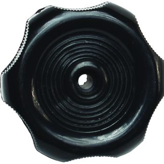 Window Knob - Black - 1/2 Shaft