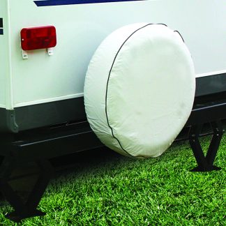 Cover, Spare Tire A_34 Dia Vinyl, Arctic White