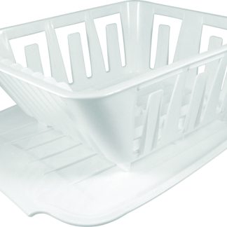 Mini Dish Drainer Set, White, Bagged