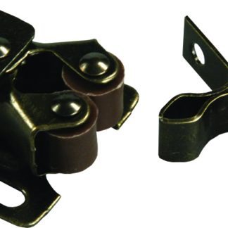 Double Roller Cabinet Catch W/Prong, 2pk