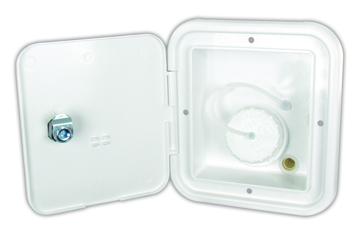 Polar White, Key Lock, Pkg.