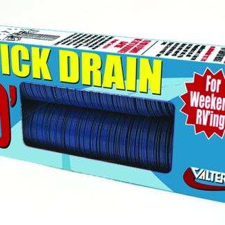Quick Drain Hose, Std., 20', Blue, Boxed