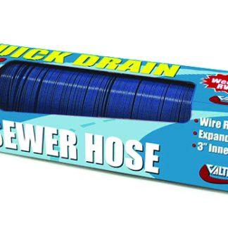 Quick Drain Hose, Std., 10', Blue, Boxed