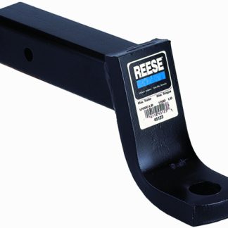 Ball Mount, 2-1/2 Sq. Hollow Shank, 14,000 Lbs. Gtw, 1-1/4 Ball Hole, 9-3/4 Length, 1-1/2 Rise, 3 Drop, Black