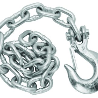 Safety Chain, Class IV Gvw 10,600 Lbs. 36", 1/2" Proof Coil, Grade 30, 3/8" Clevis Slip Hook W/latch